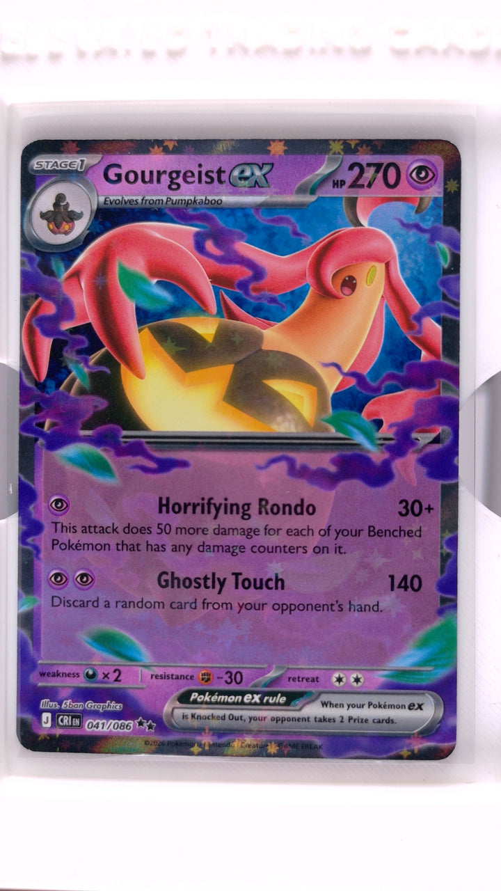 Pokémon: Mega Evolution — Chaos Rising Gourgeist ex #041/086 Double Rare — Front