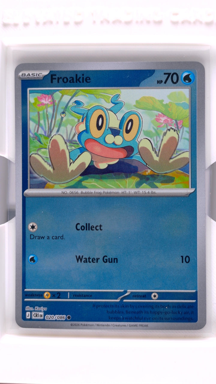 Pokémon: Mega Evolution — Chaos Rising Froakie #020/086 Common Reverse Holo — Front