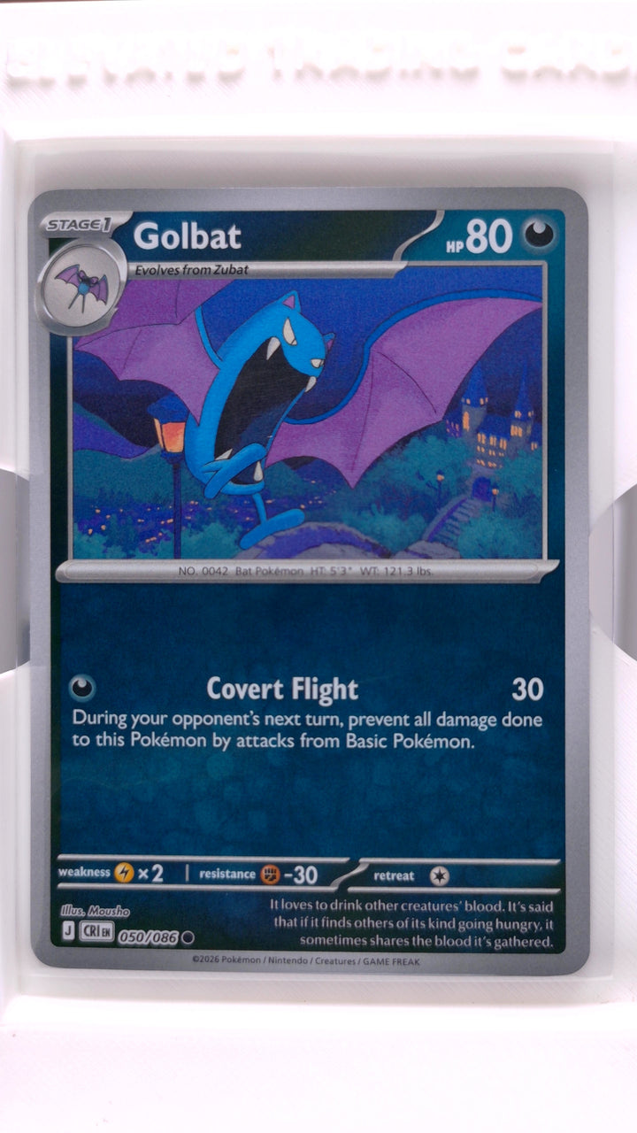 Pokémon: Mega Evolution — Chaos Rising Golbat #050/086 Common Reverse Holo — Front