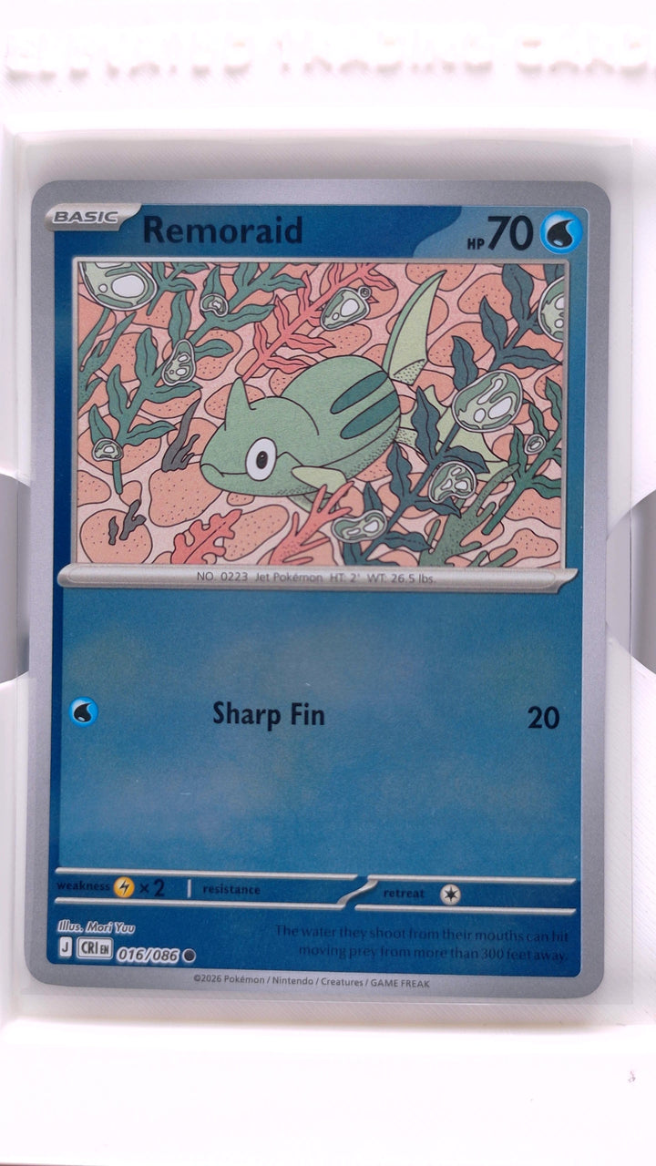 Pokémon: Mega Evolution — Chaos Rising Remoraid #016/086 Common Reverse Holo — Front