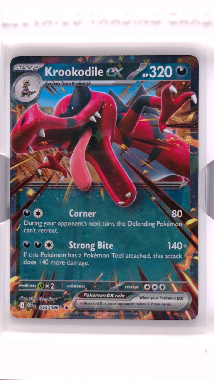 Pokémon: Mega Evolution — Chaos Rising Krookodile ex #055/086 Double Rare — Front