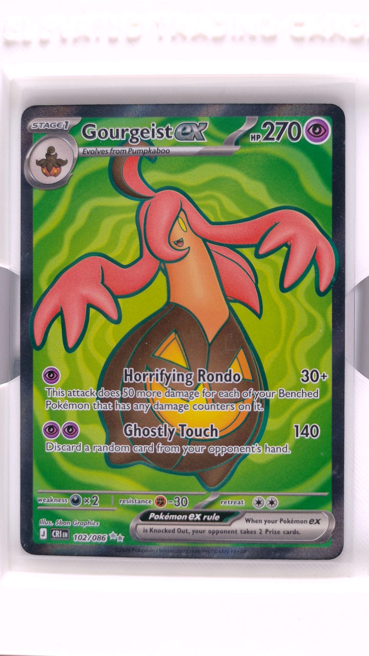 Pokémon: Mega Evolution — Chaos Rising Gourgeist ex #102/086 Ultra Rare — Front