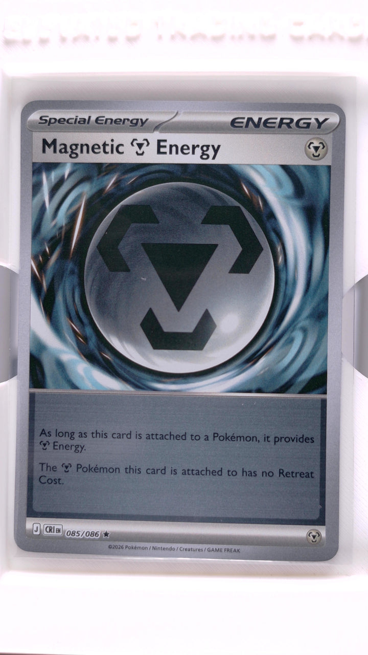 Pokémon: Mega Evolution — Chaos Rising Magnetic Metal Energy #085/086 Rare Reverse Holo — Front