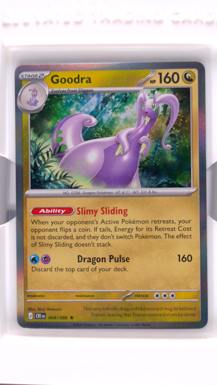 Pokémon: Mega Evolution — Chaos Rising Goodra #068/086 Rare Holo — Front