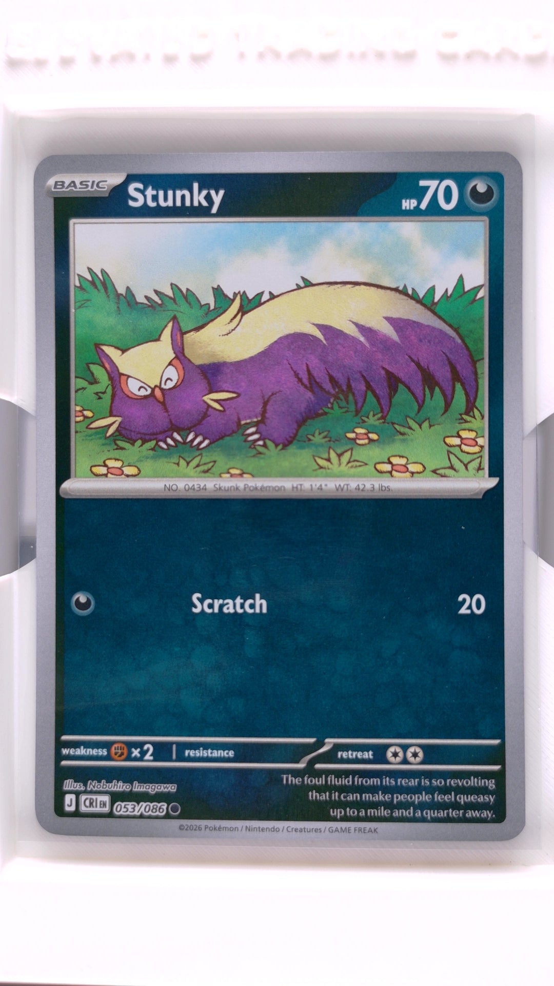 #53 Stunky Reverse Holo Common - front