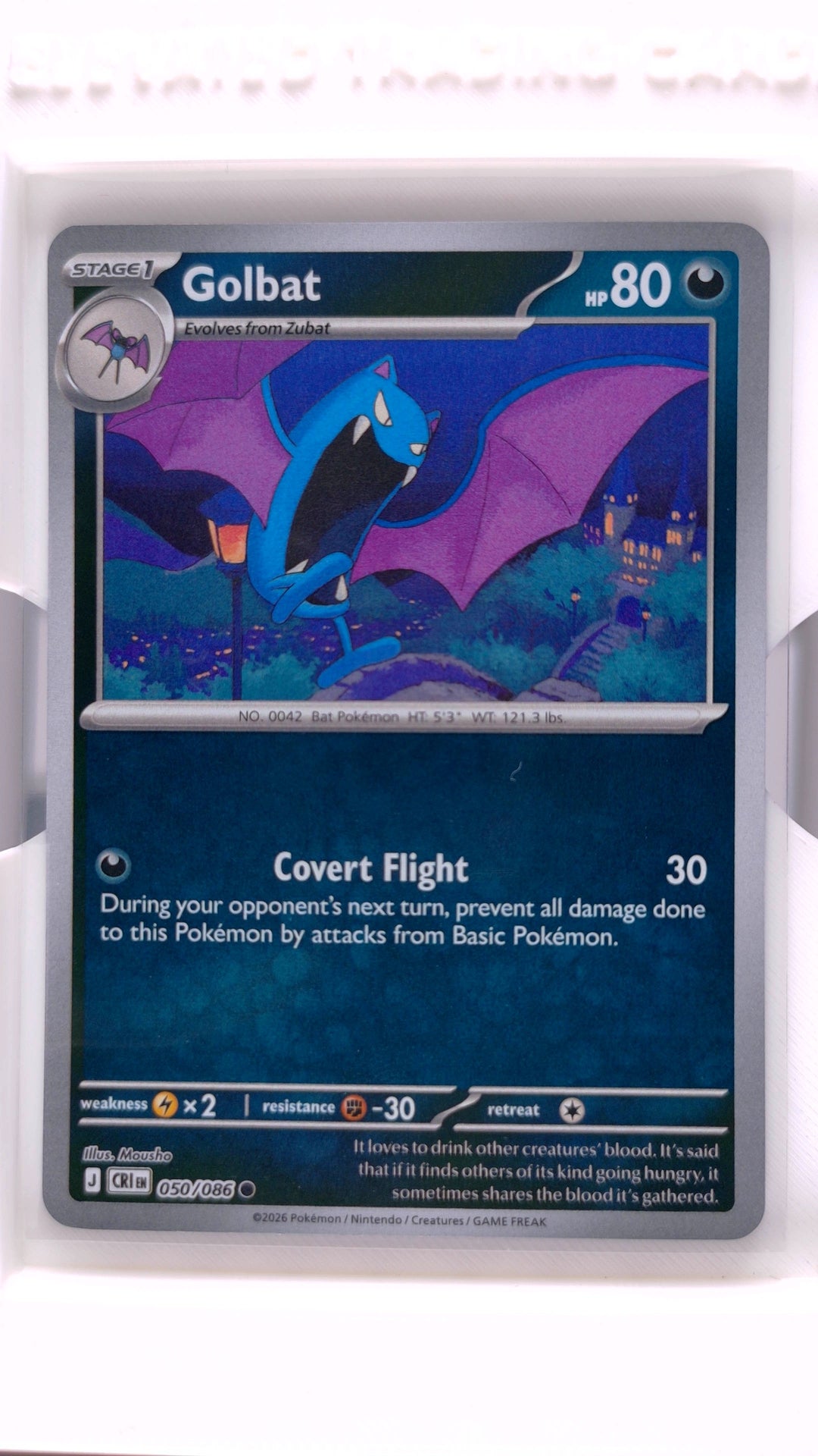 #50 Golbat Reverse Holo Common - front