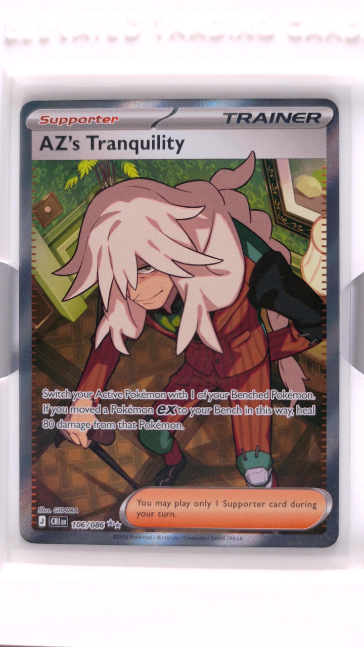 Pokémon: Mega Evolution — Chaos Rising AZ's Tranquility #106/086 Ultra Rare — Front