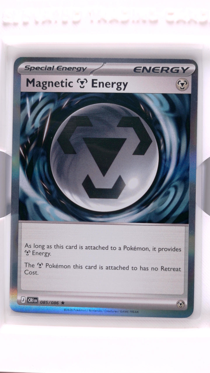 Pokémon: Mega Evolution — Chaos Rising Magnetic Metal Energy #085/086 Rare Holo — Front