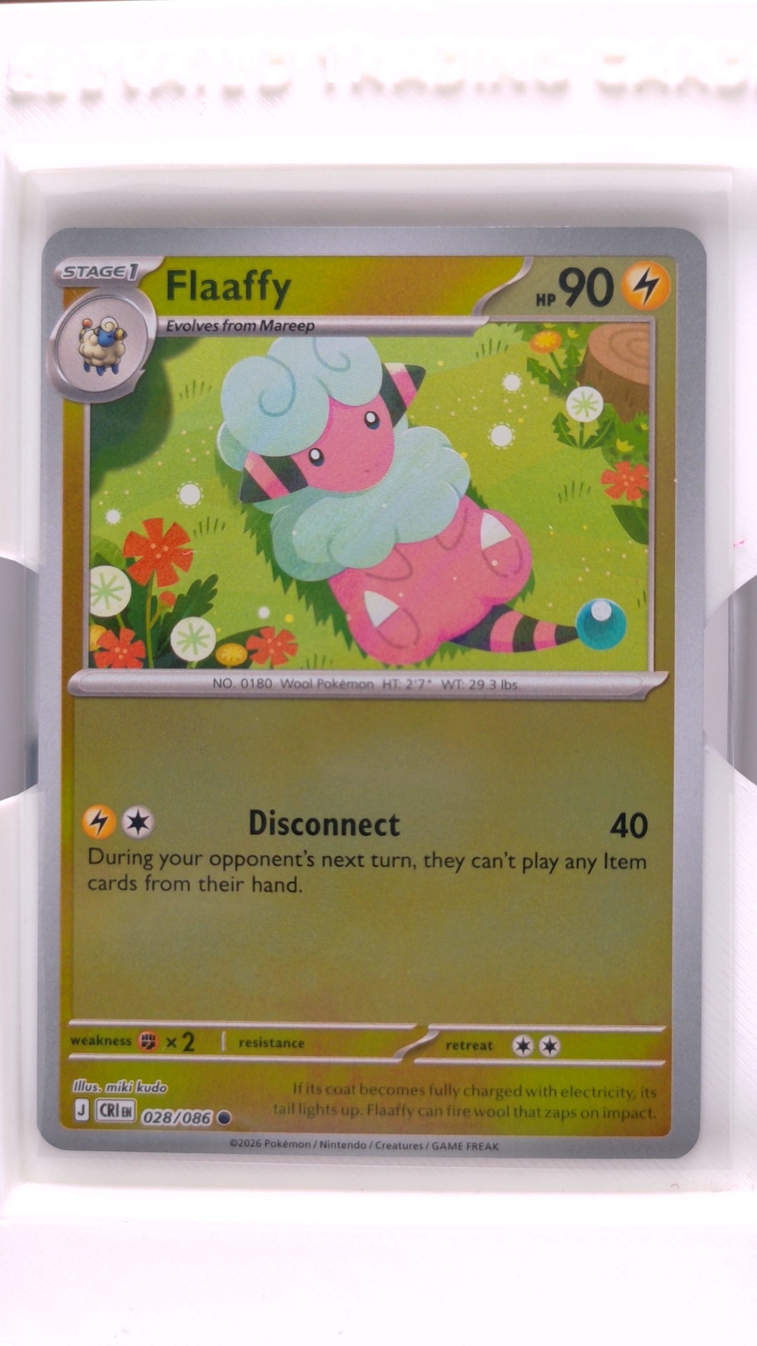 #28 Flaaffy Reverse Holo Common - front