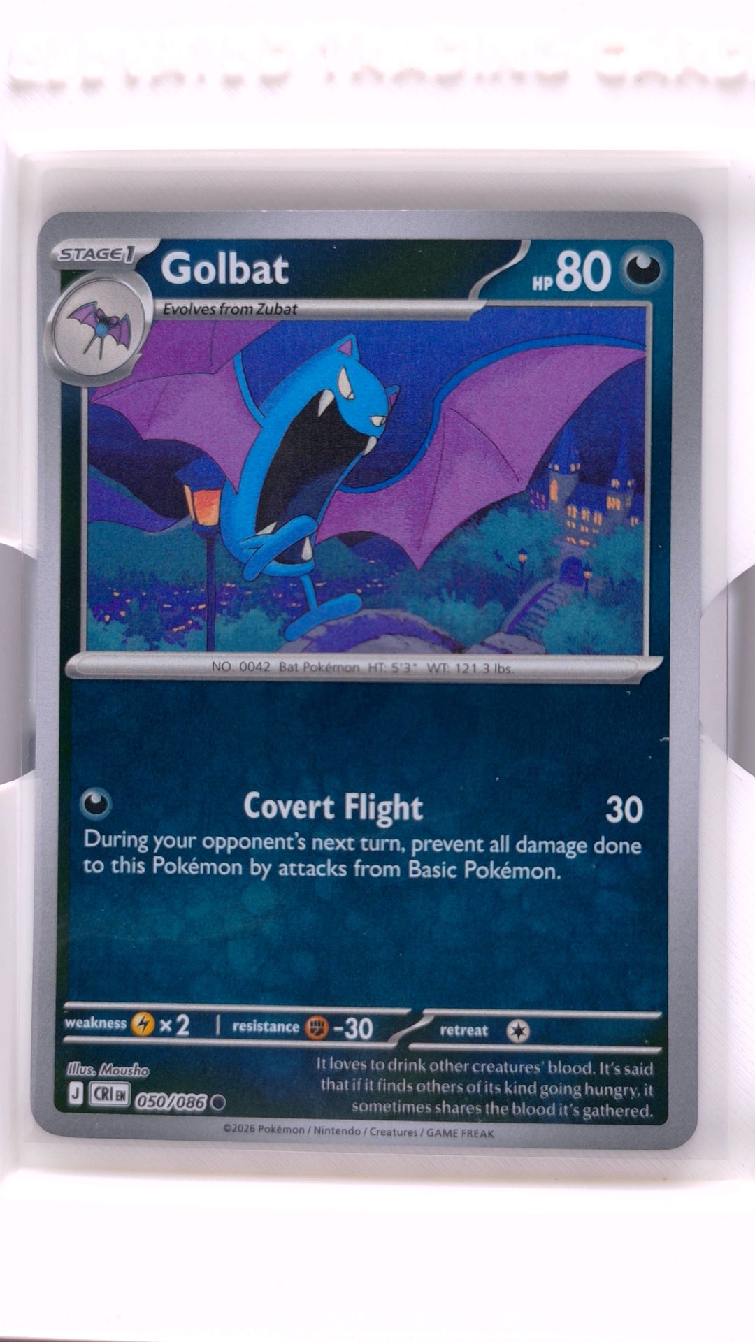 #50 Golbat Reverse Holo Common - front