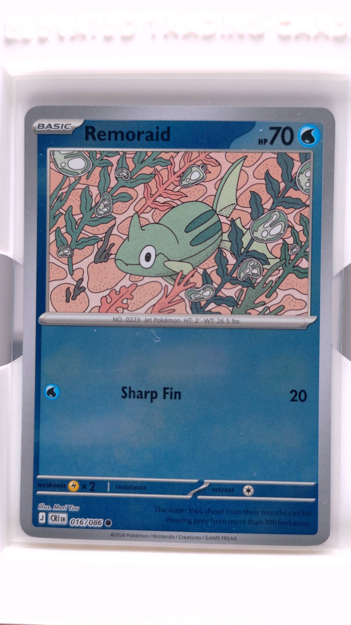 Pokémon: Mega Evolution — Chaos Rising Remoraid #016/086 Common Reverse Holo — Front