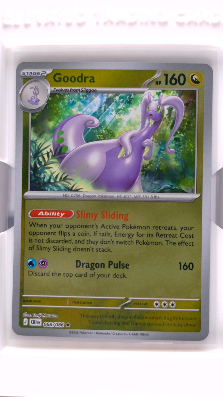 Pokémon: Mega Evolution — Chaos Rising Goodra #068/086 Rare Reverse Holo — Front