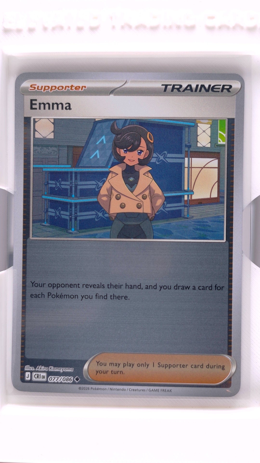 #77 Emma Reverse Holo Uncommon - front