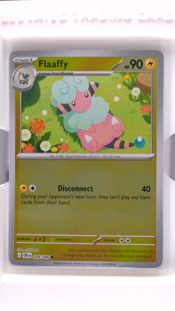 Pokémon: Mega Evolution — Chaos Rising Flaaffy #028/086 Common Reverse Holo — Front