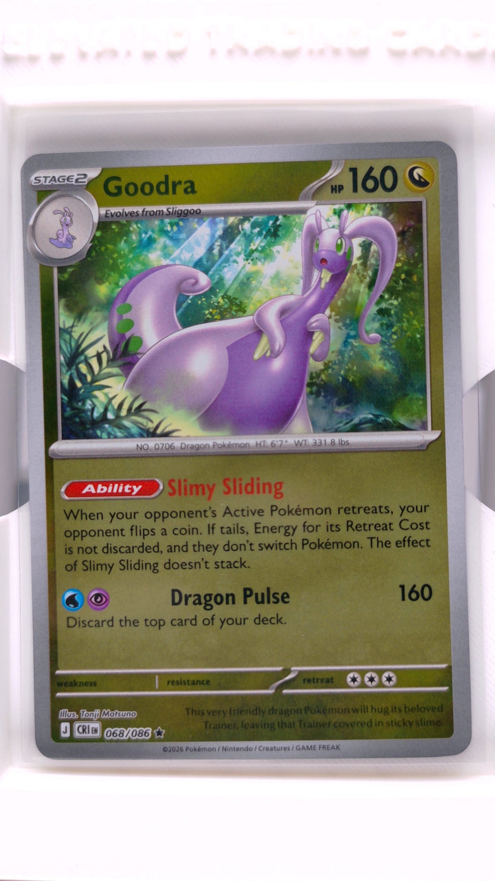 Pokémon: Mega Evolution — Chaos Rising Goodra #068/086 Rare Reverse Holo — Front