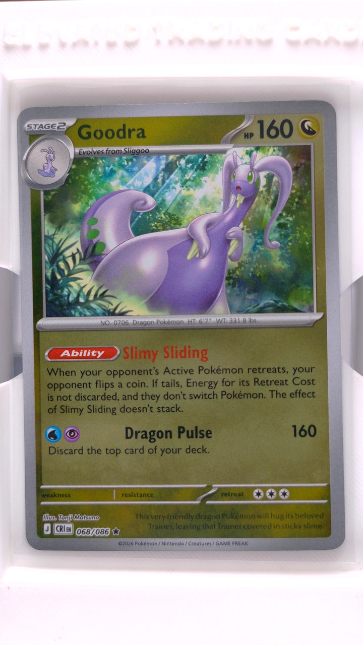 Pokémon: Mega Evolution — Chaos Rising Goodra #068/086 Rare Reverse Holo — Front