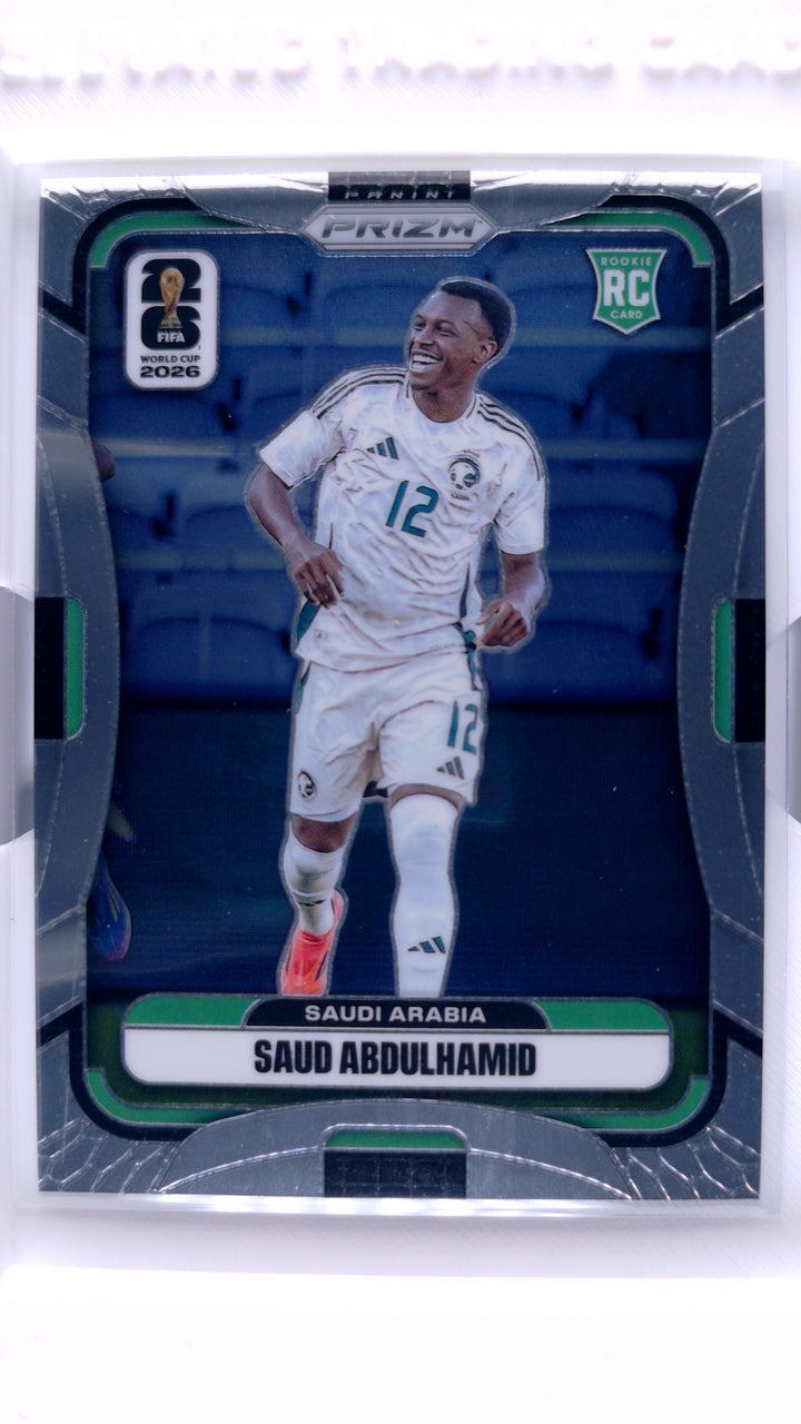 2026 Panini Prizm FIFA World Cup Soccer Saud Abdulhamid #384 — Front