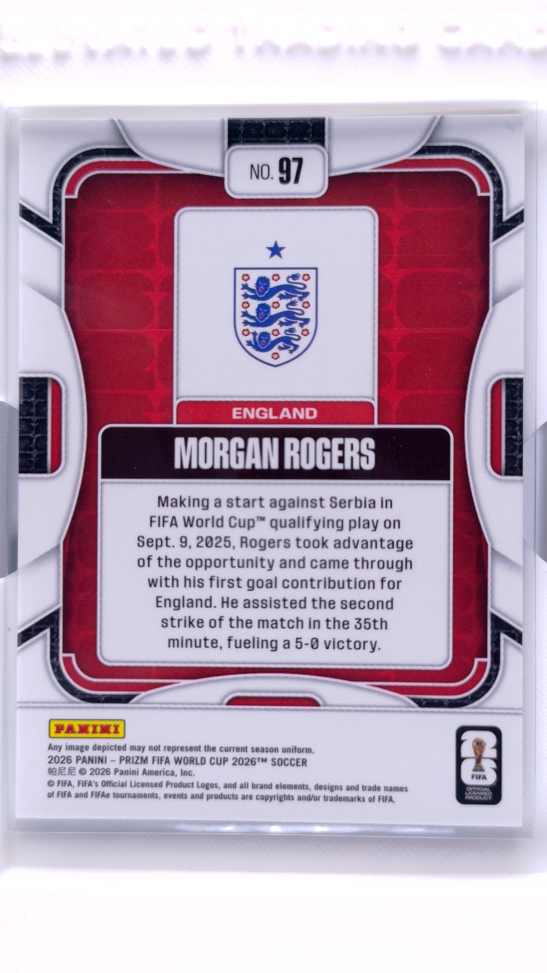 #97 Morgan Rogers - back