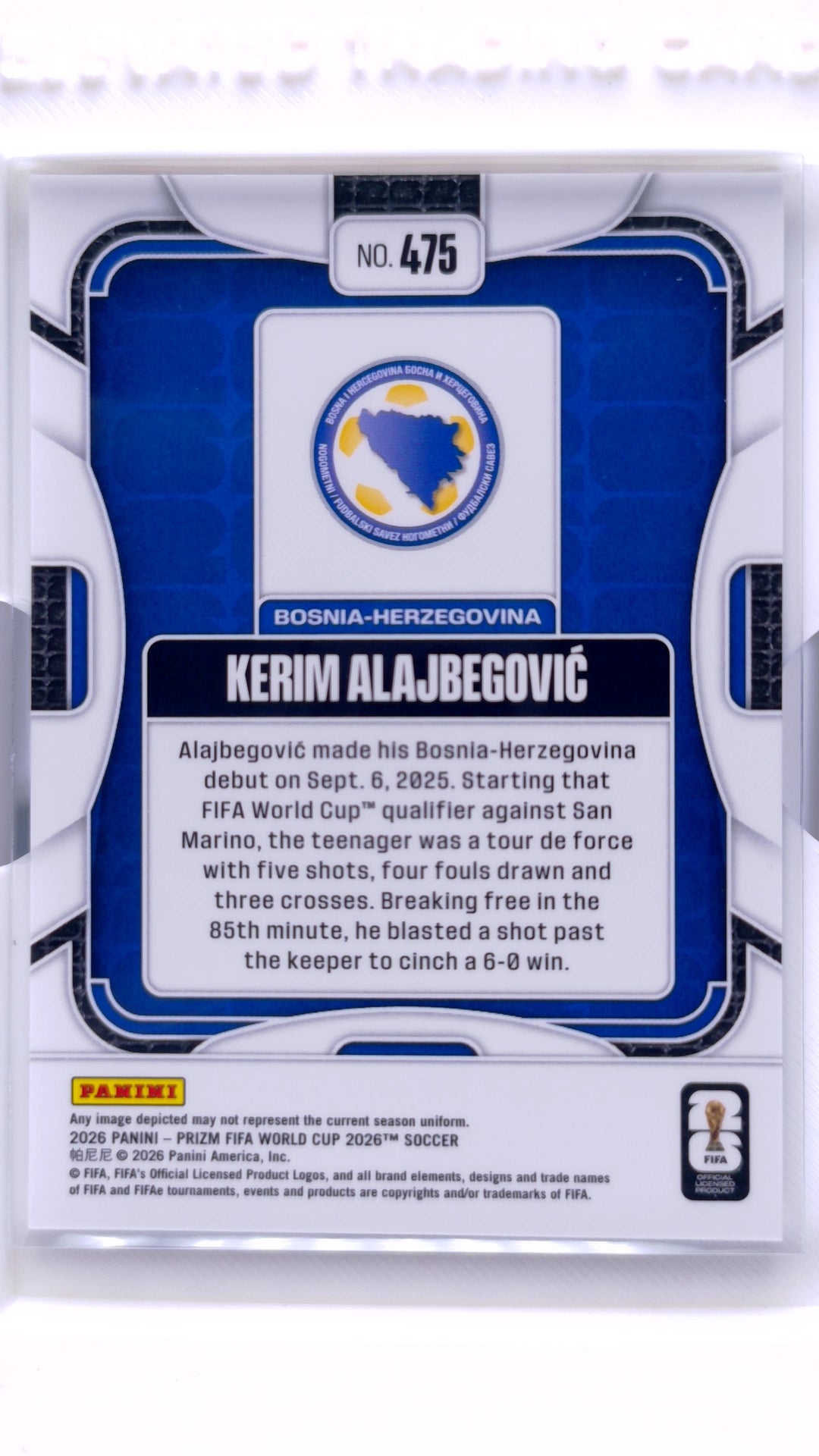#475 Kerim Alajbegovic - back