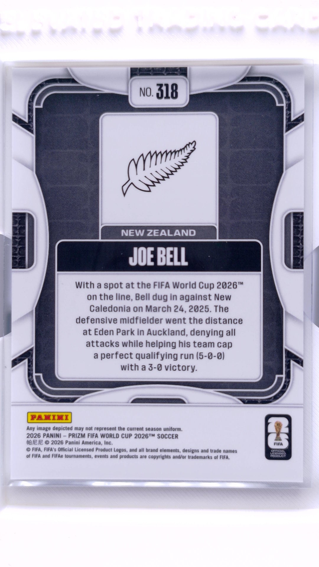 #318 Joe Bell - back