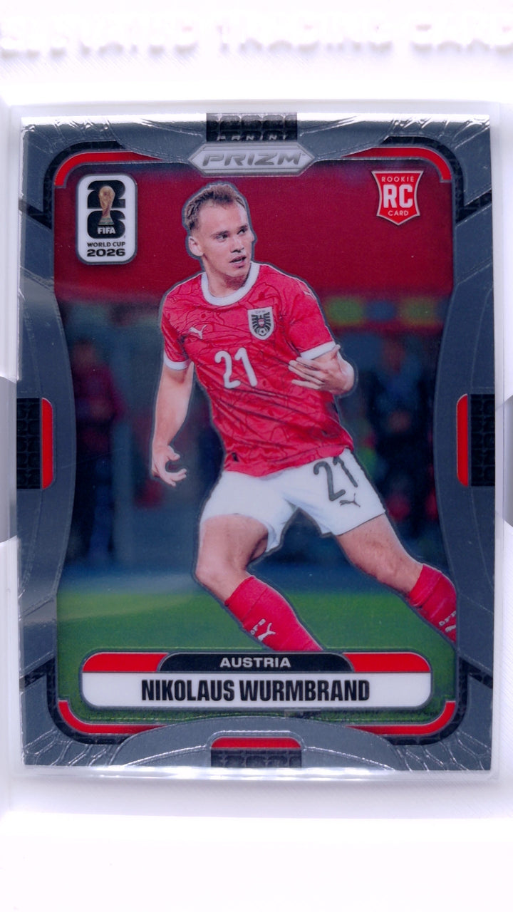 2026 Panini Prizm FIFA World Cup Soccer Nikolaus Wurmbrand #150 — Front