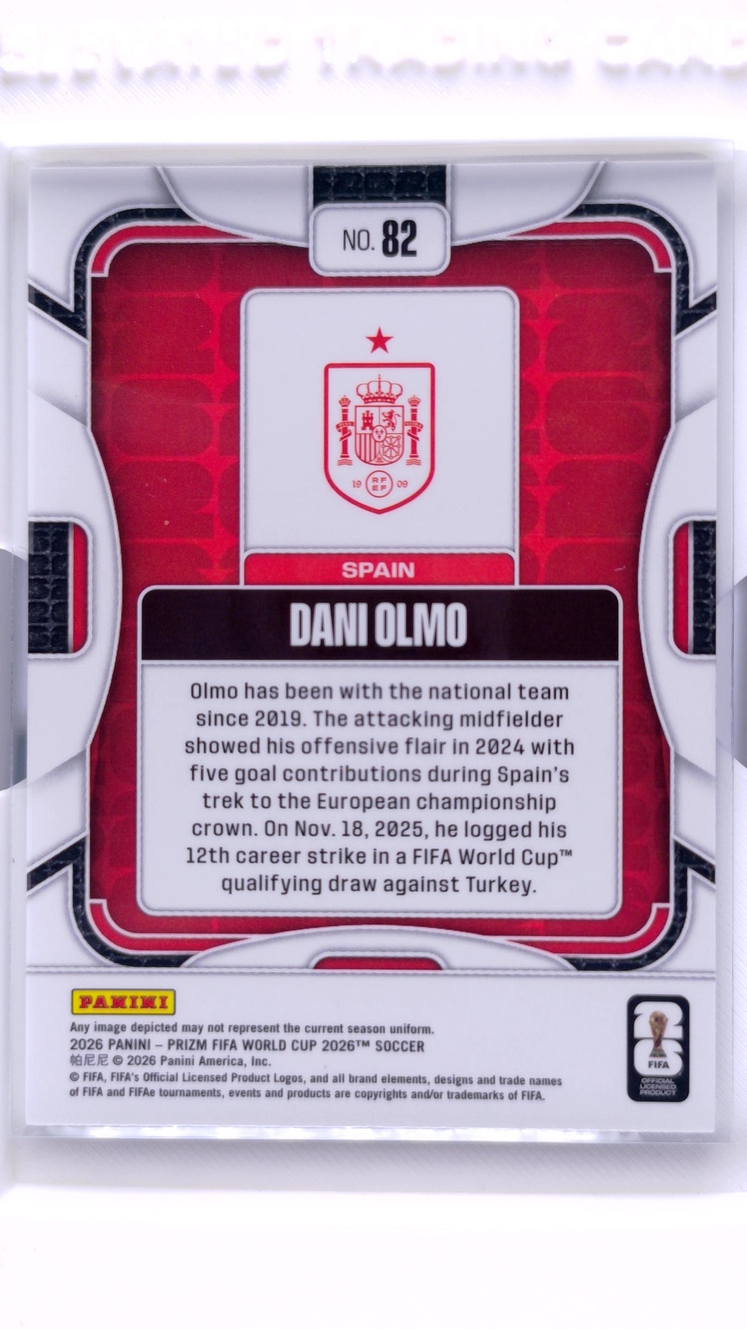 #82 Dani Olmo - back