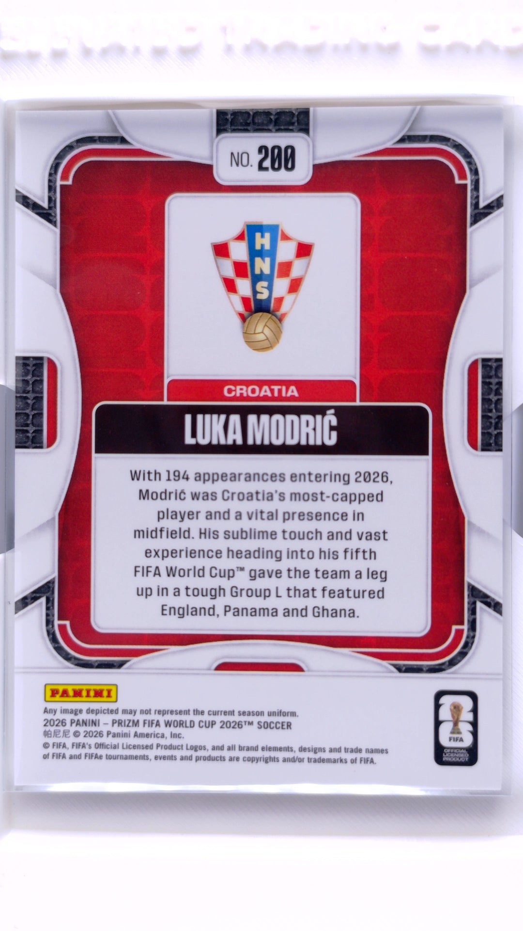 #200 Luka Modric - back