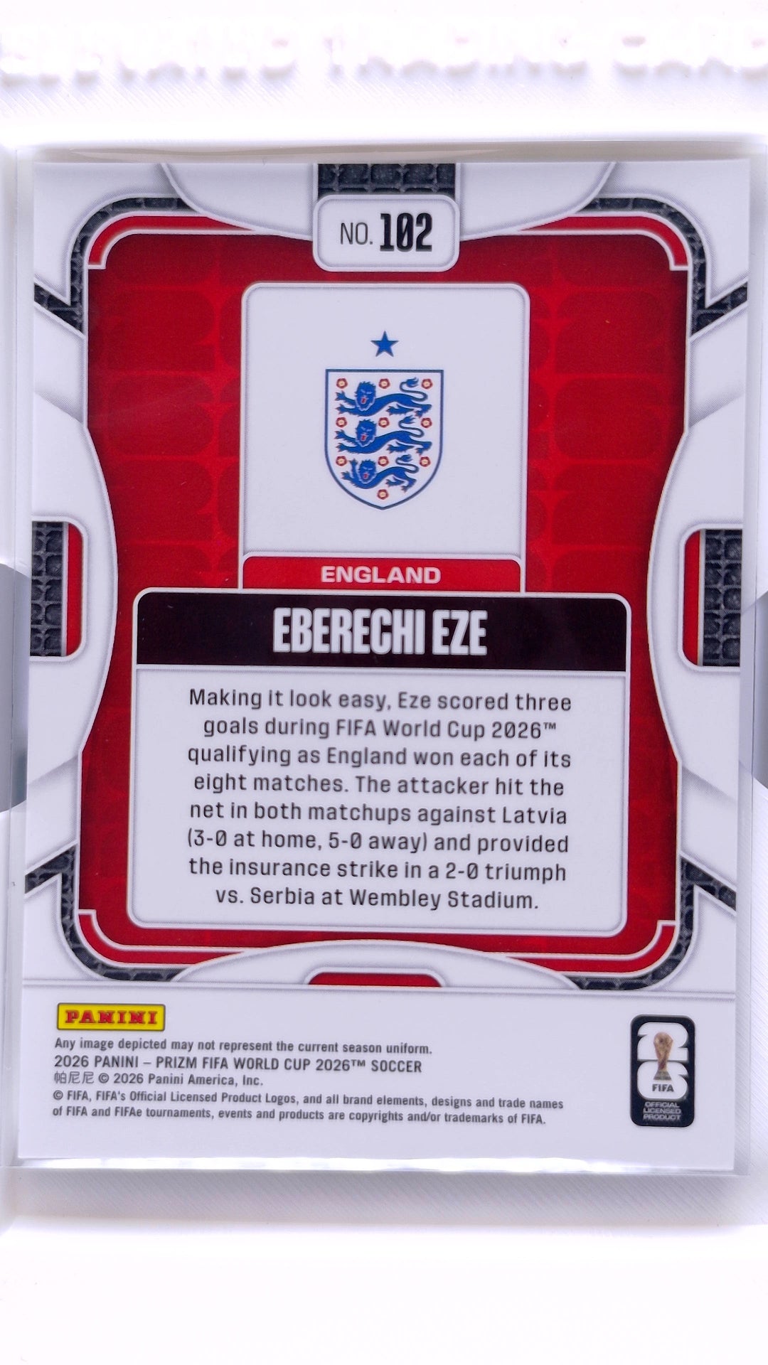 #102 Eberechi Eze - back