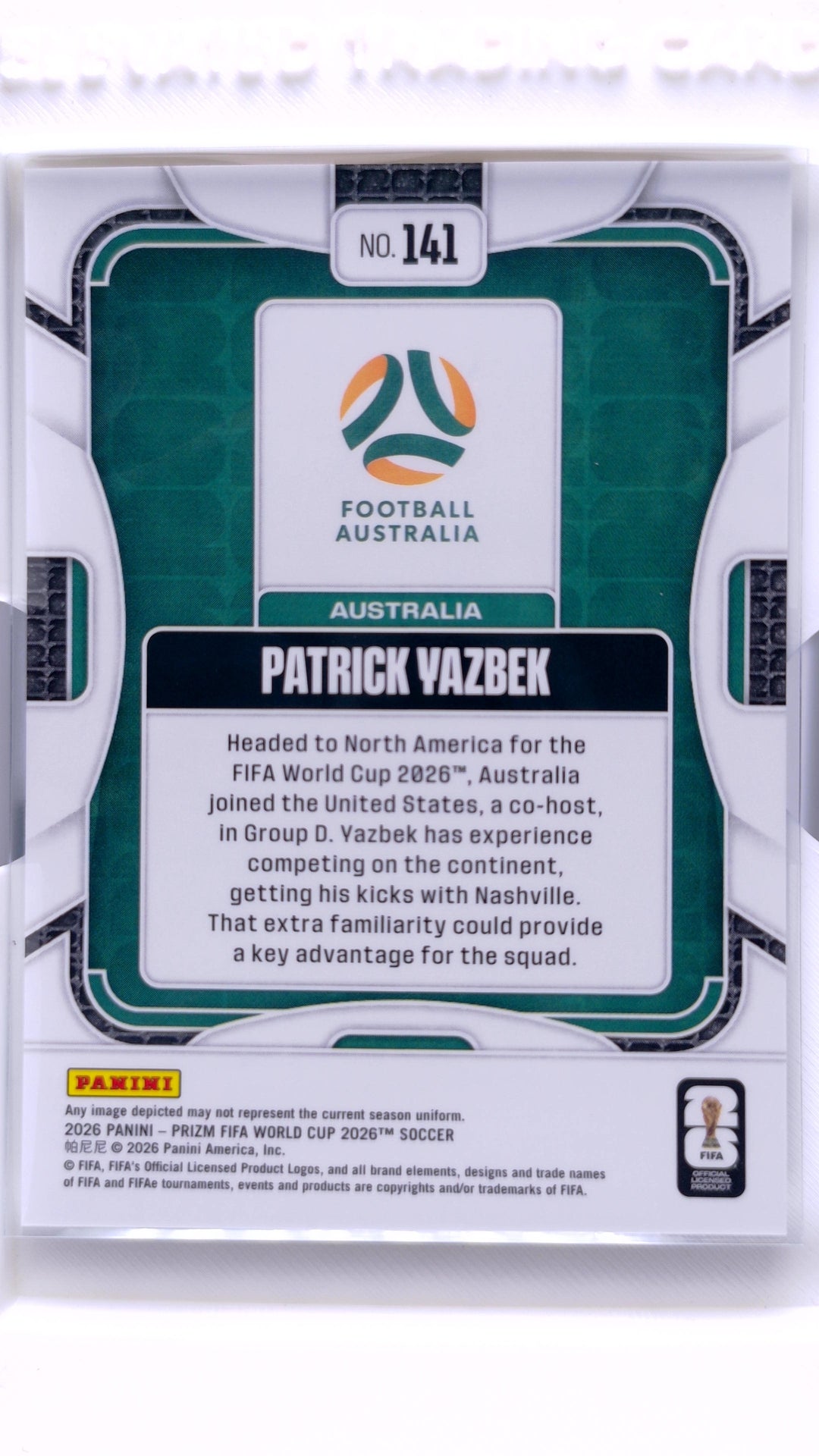#141 Patrick Yazbek - back