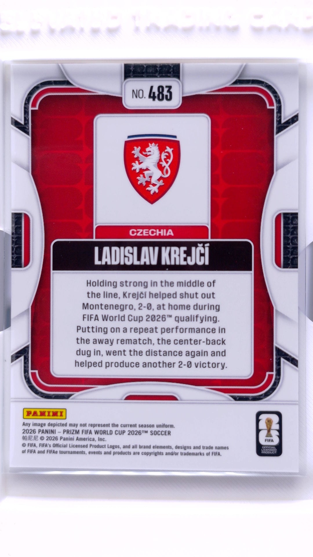 #483 Ladislav Krejci - back