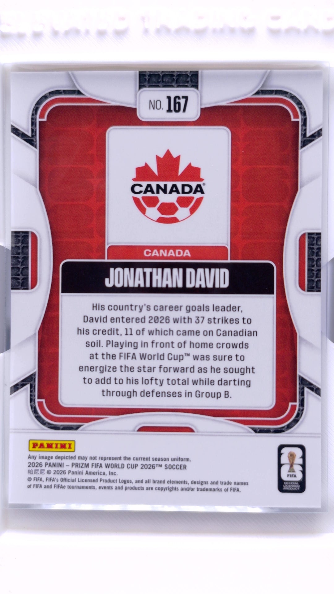 #167 Jonathan David - back