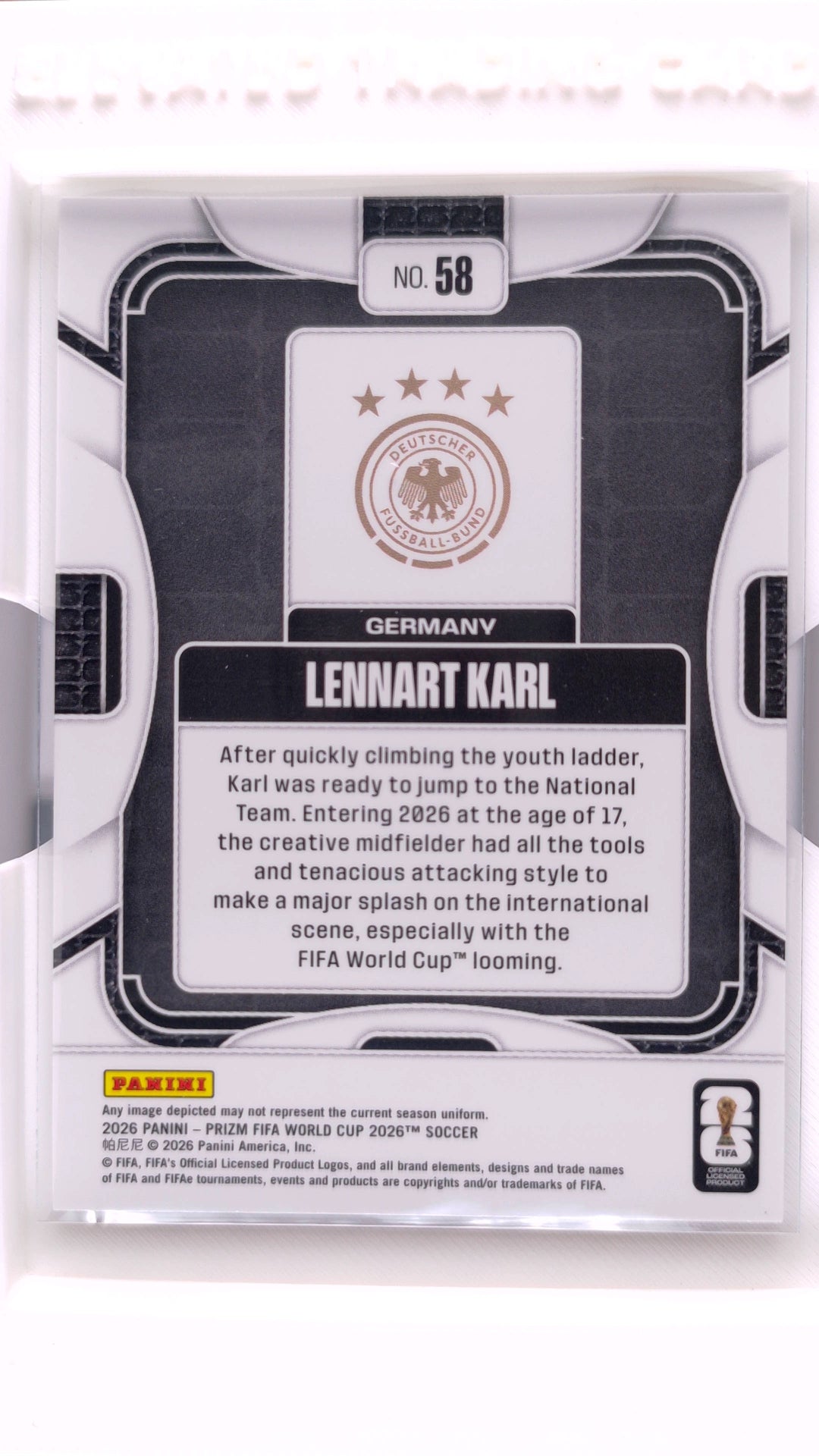 #58 Lennart Karl - back