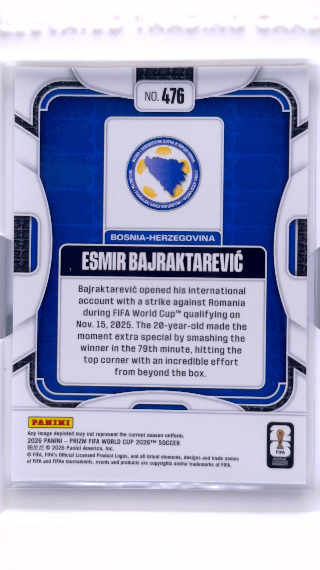 #476 Esmir Bajraktarevic - back