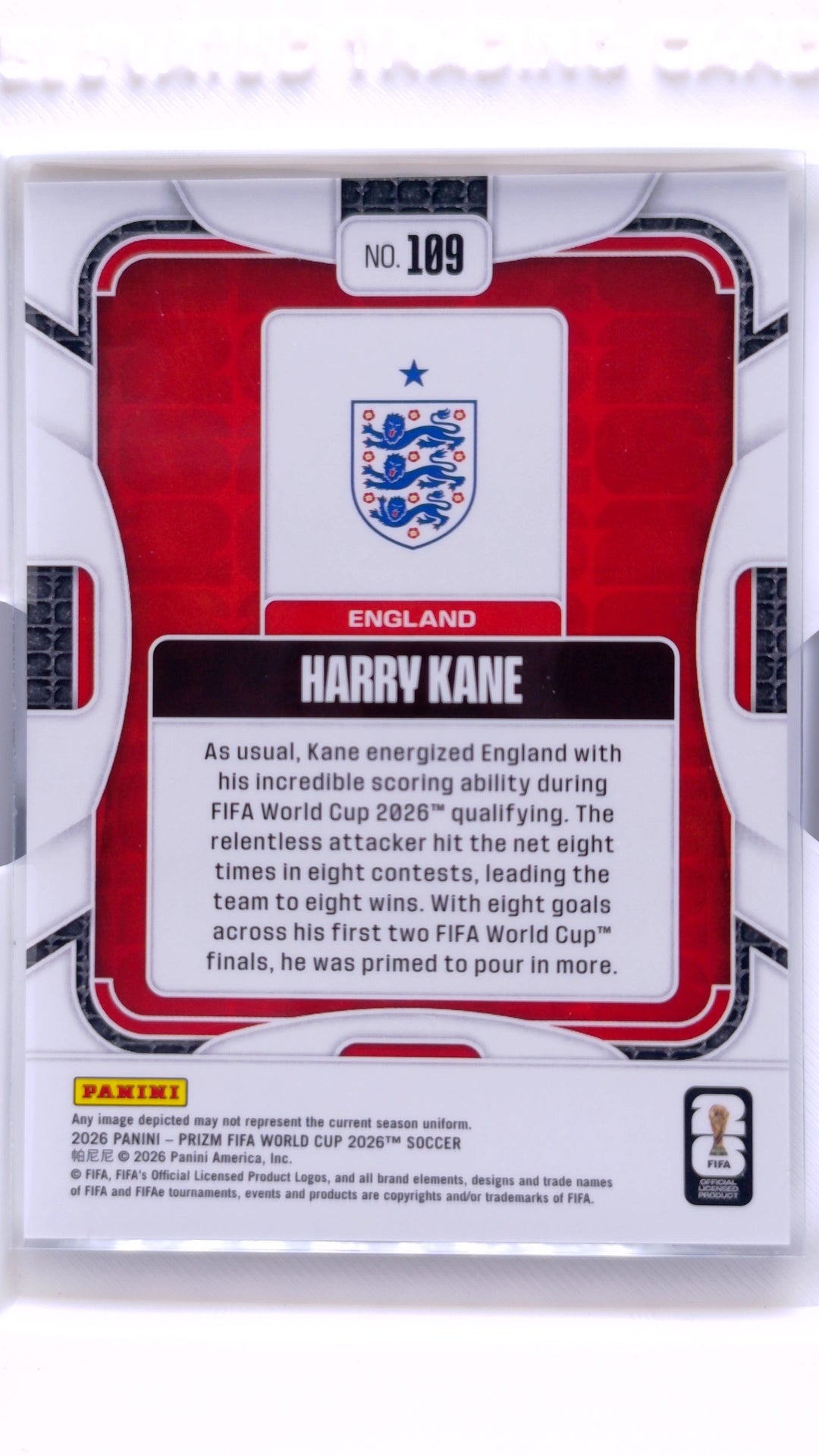 #109 Harry Kane - back