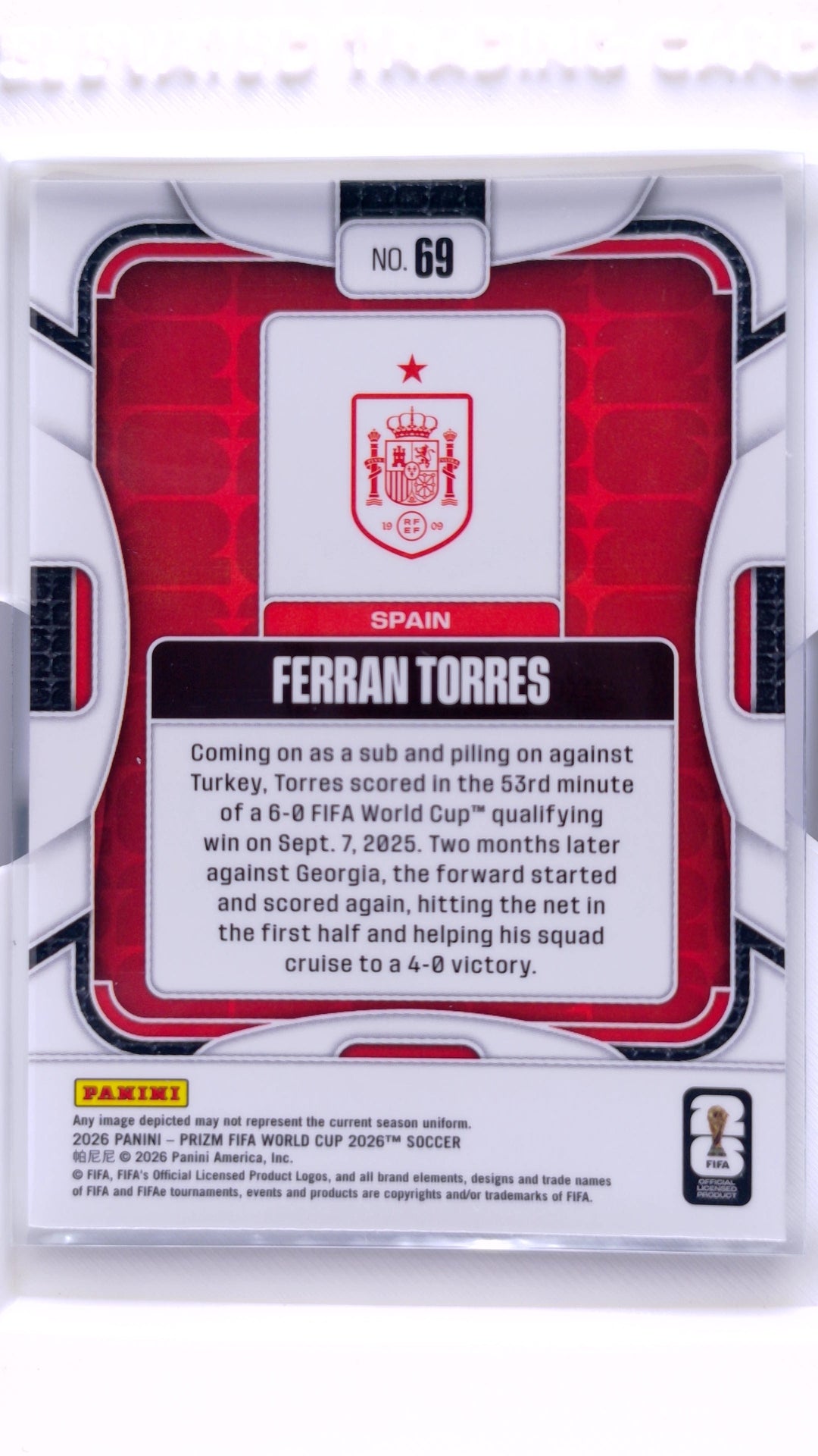 #69 Ferran Torres - back