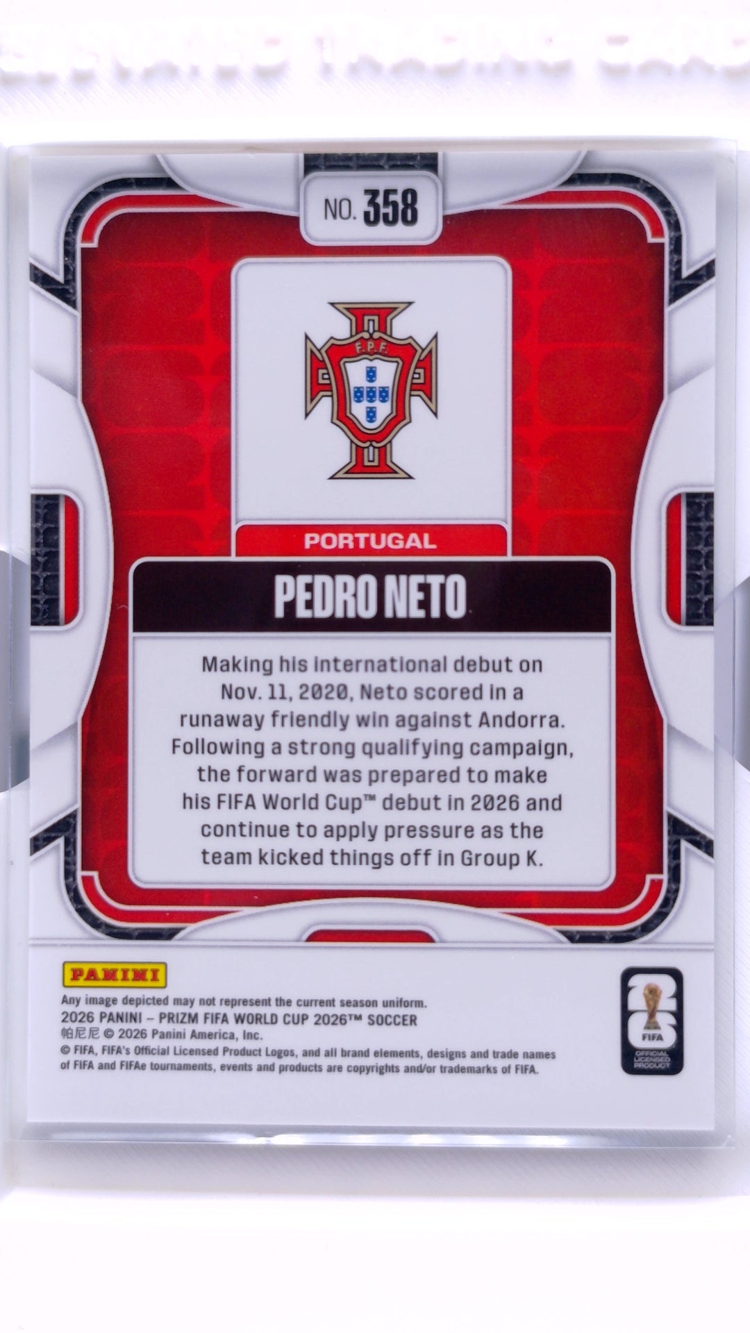 #358 Pedro Neto - back