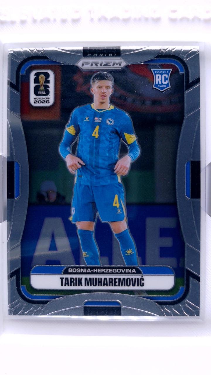 2026 Panini Prizm FIFA World Cup Soccer Tarik Muharemovic #474 — Front