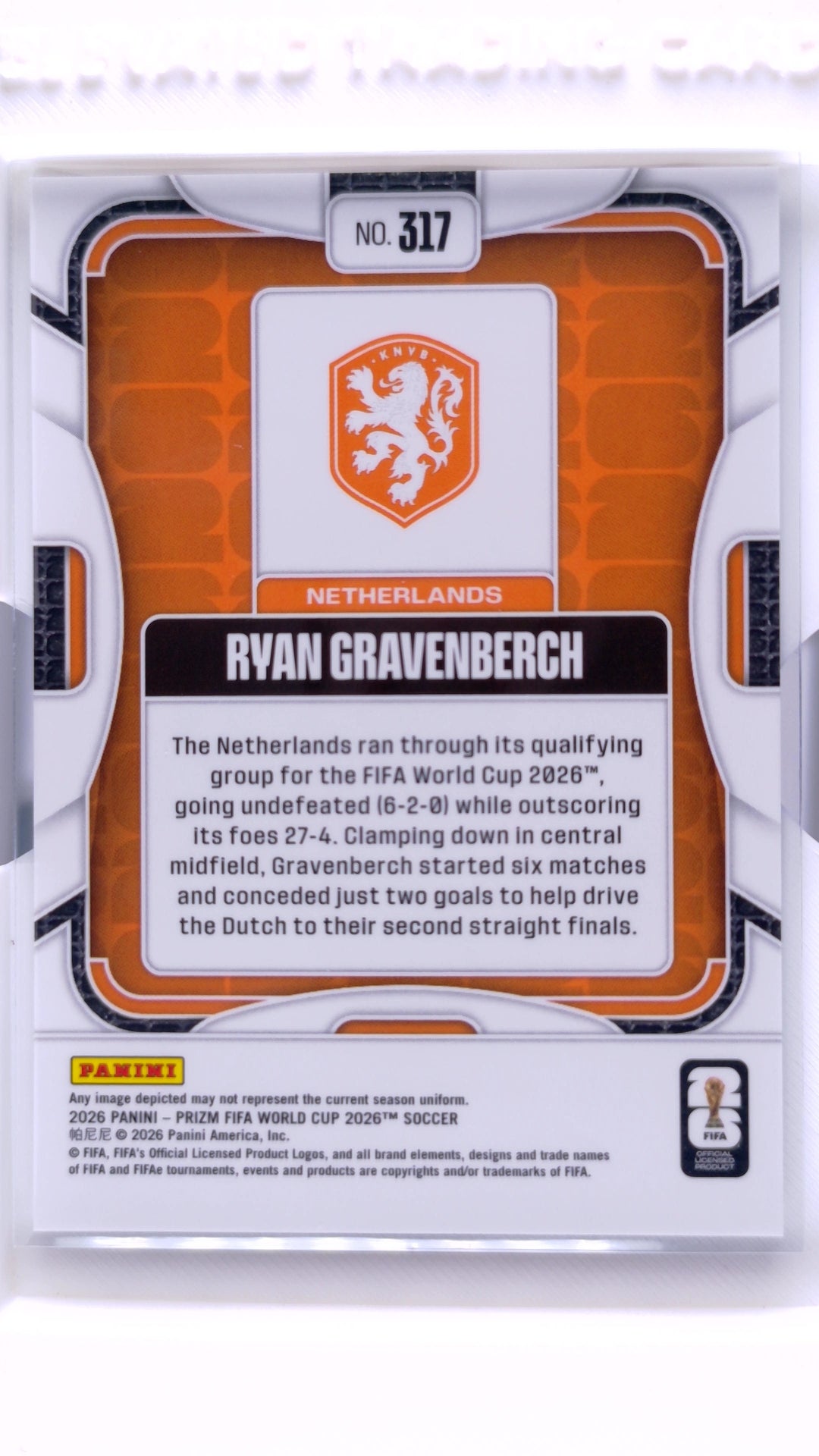 #317 Ryan Gravenberch - back
