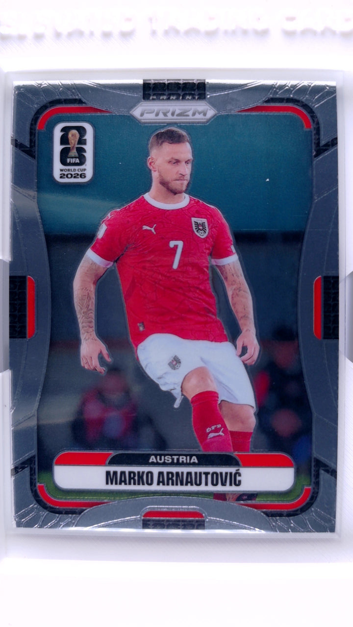 2026 Panini Prizm FIFA World Cup Soccer Marko Arnautovic #149 — Front