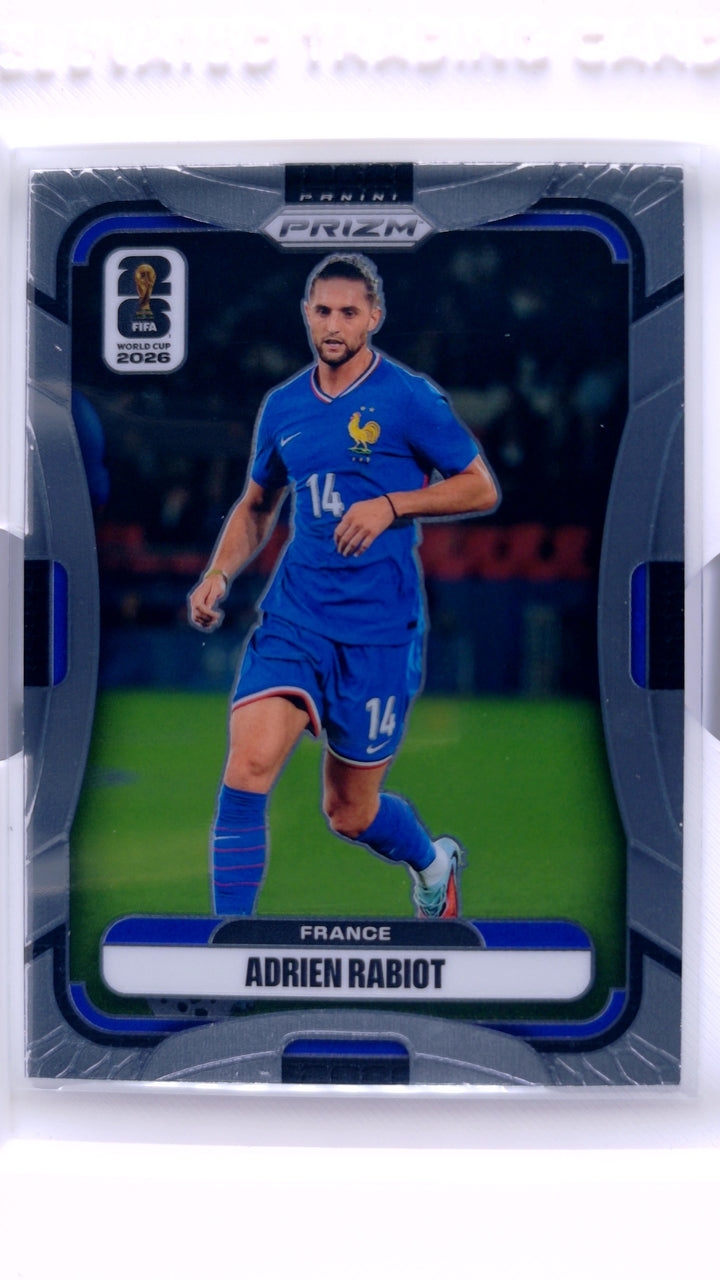 2026 Panini Prizm FIFA World Cup Soccer Adrien Rabiot #38 — Front