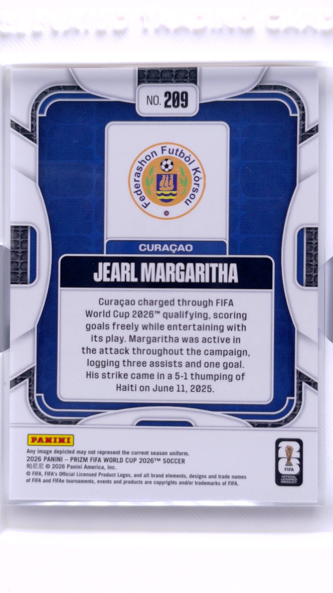 #209 Jearl Margaritha - back