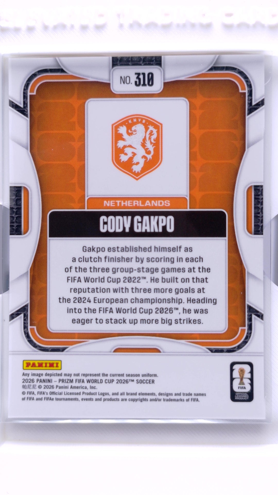 #310 Cody Gakpo - back