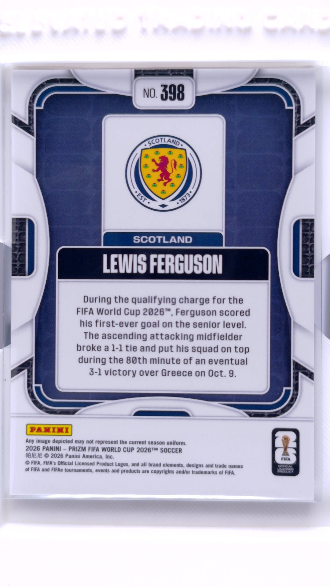 #398 Lewis Ferguson - back