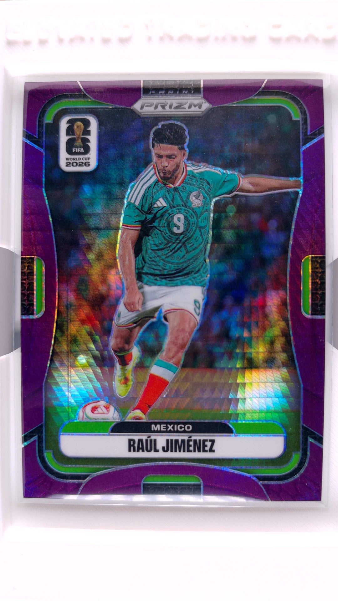 #284 Raul Jimenez Purple Hyper #150/299 - front
