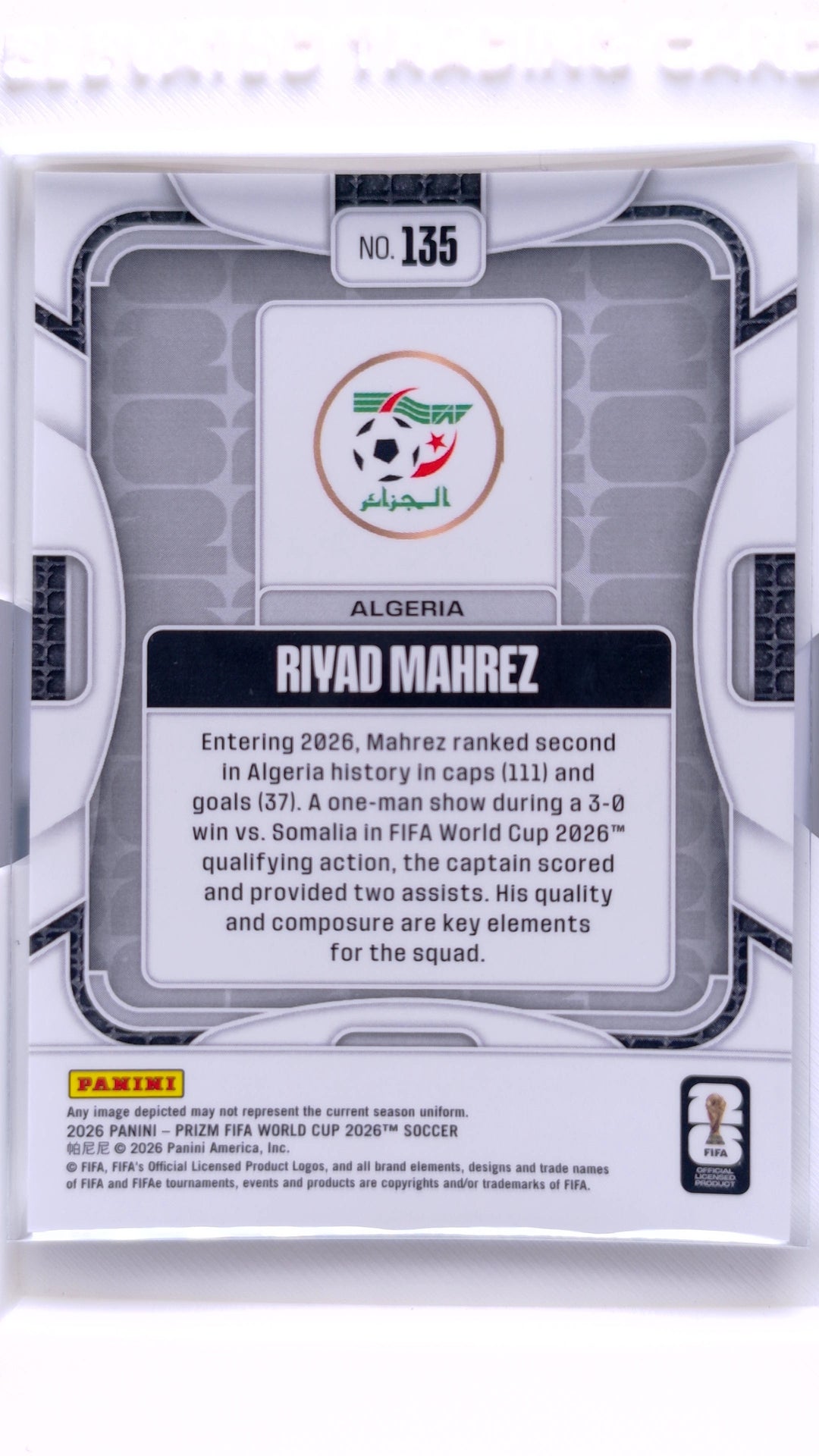 #135 Riyad Mahrez - back