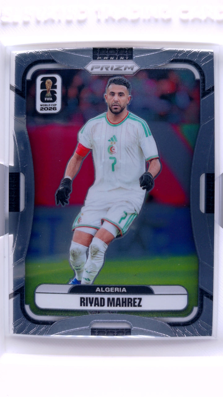 2026 Panini Prizm FIFA World Cup Soccer Riyad Mahrez #135 — Front