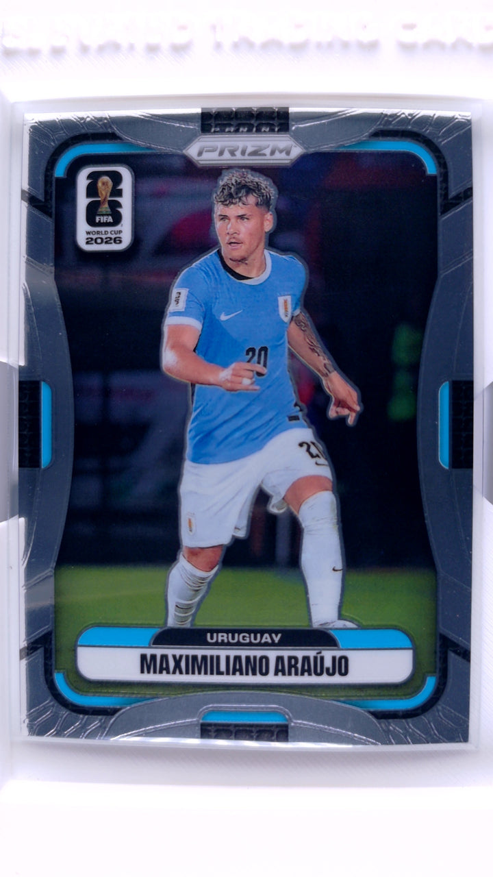 2026 Panini Prizm FIFA World Cup Soccer Maximiliano Araujo #118 — Front