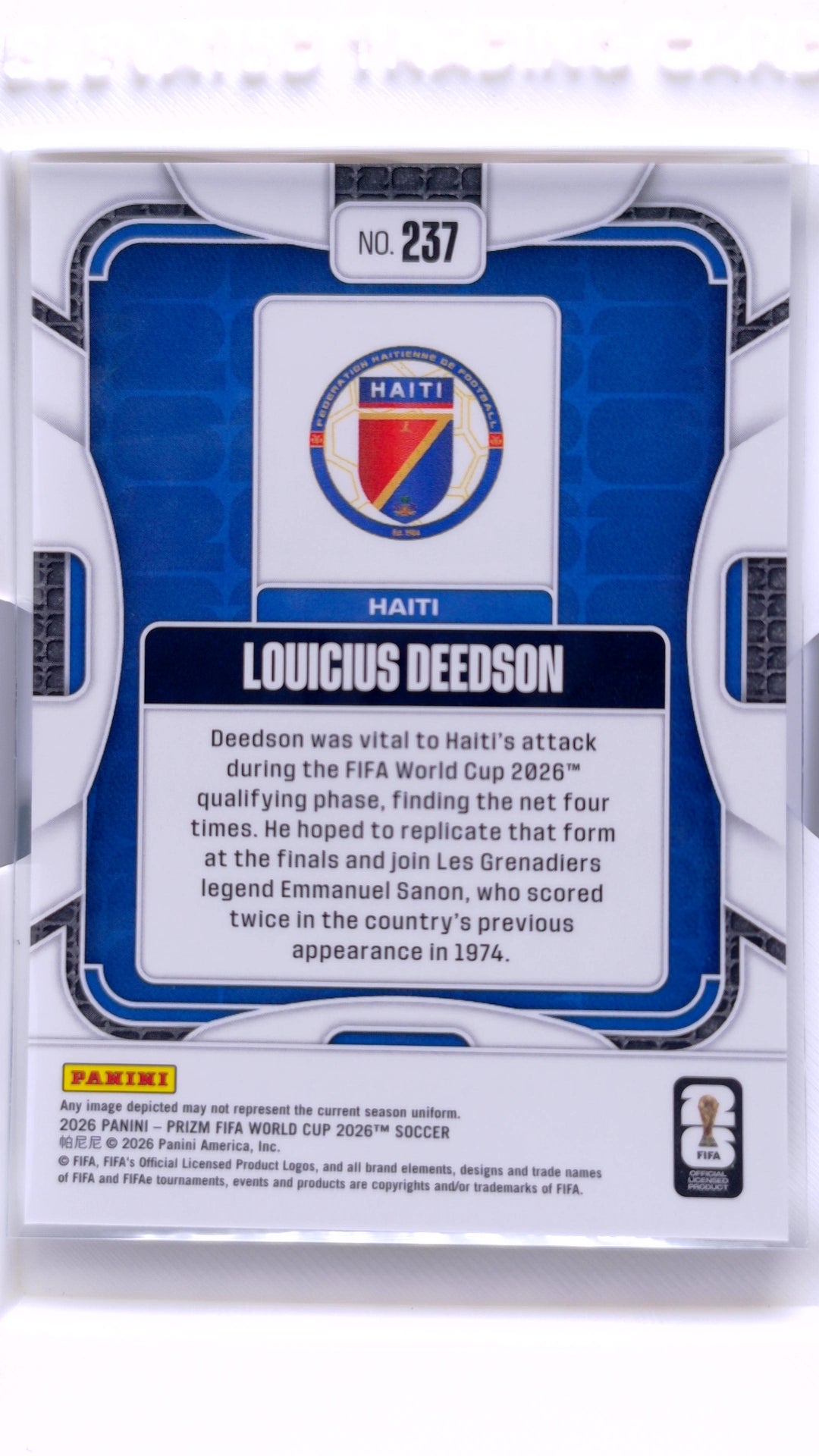 #237 Louicius Deedson - back