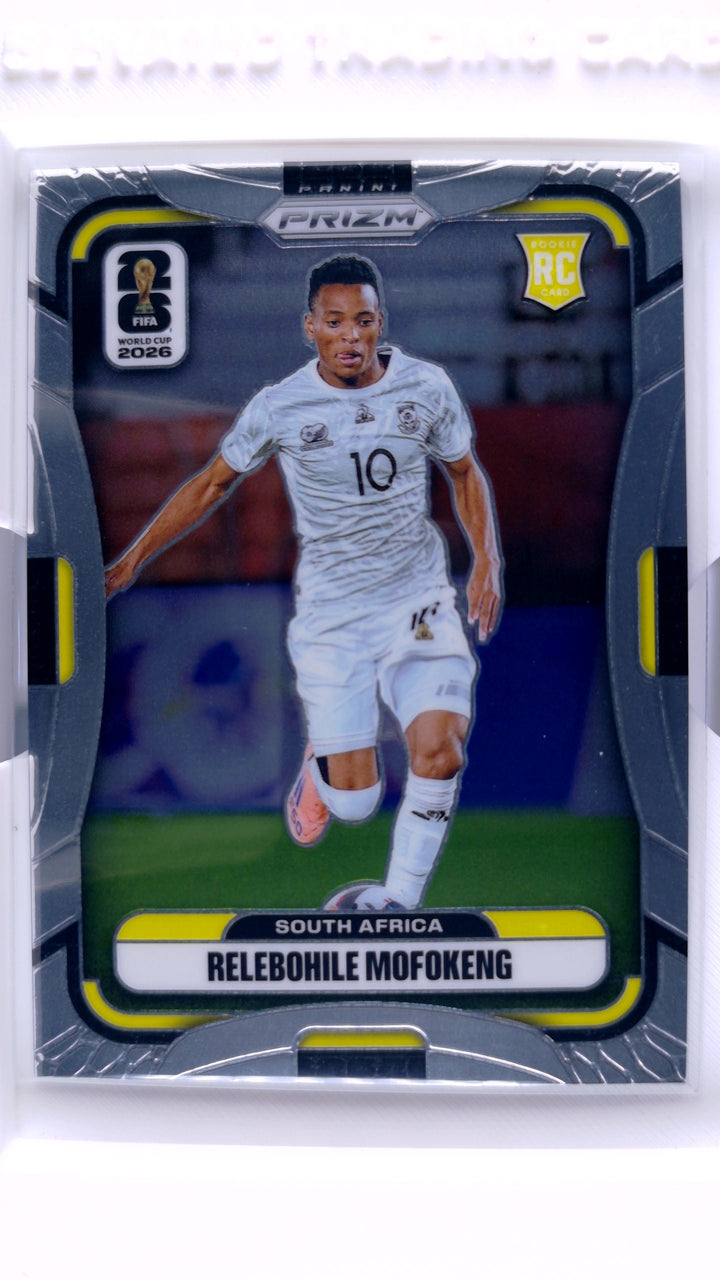 2026 Panini Prizm FIFA World Cup Soccer Relebohile Mofokeng #410 — Front