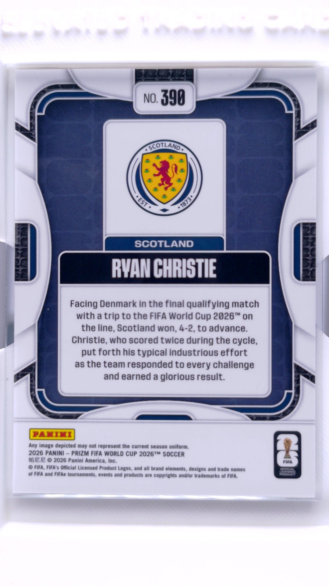 #390 Ryan Christie - back